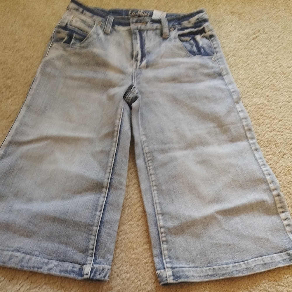 L.A. Blues Light Blue Wide Leg Jeans Size 8